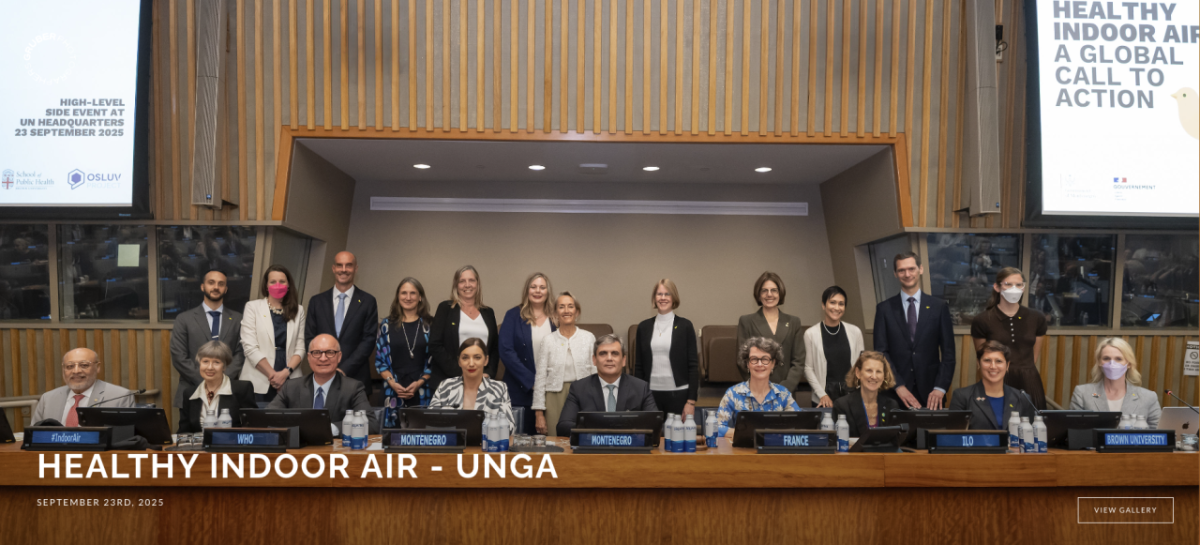 Group photo of Health Indoor Air - UNGA