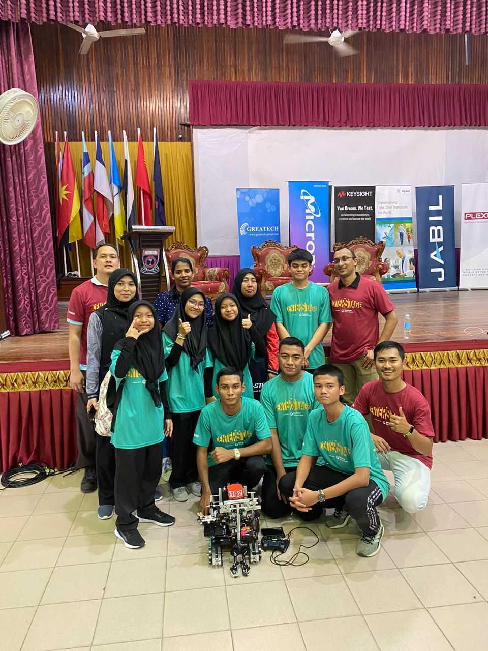 group image with robot in front