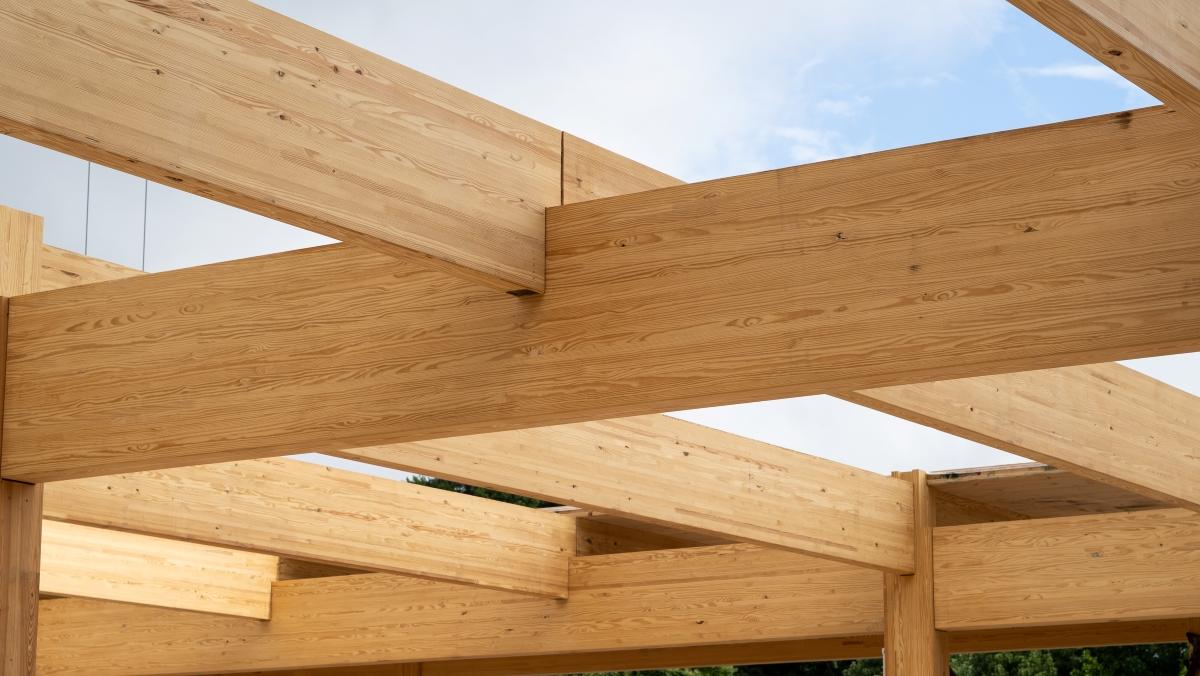 Prefabricated mass timber pieces 