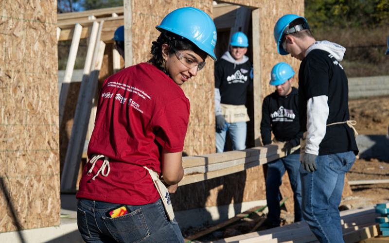 Habitat for Humanity volunteers