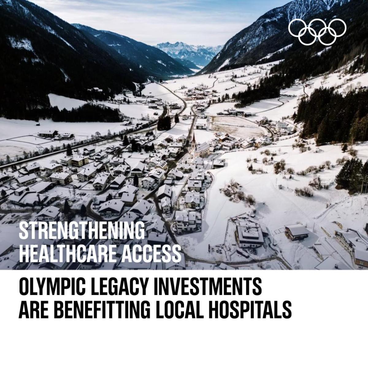 mountain town with "strengthening healthcare access, Olympic legacy investments are benefitting local hospitals"