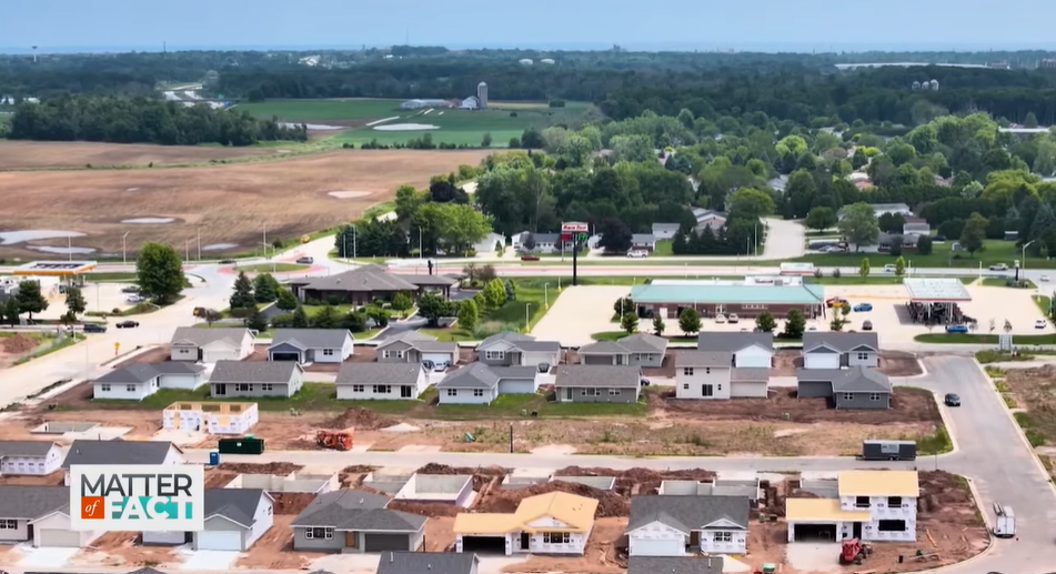 Image courtesy of Matter of Fact Aerial view of housing development in a residential area.