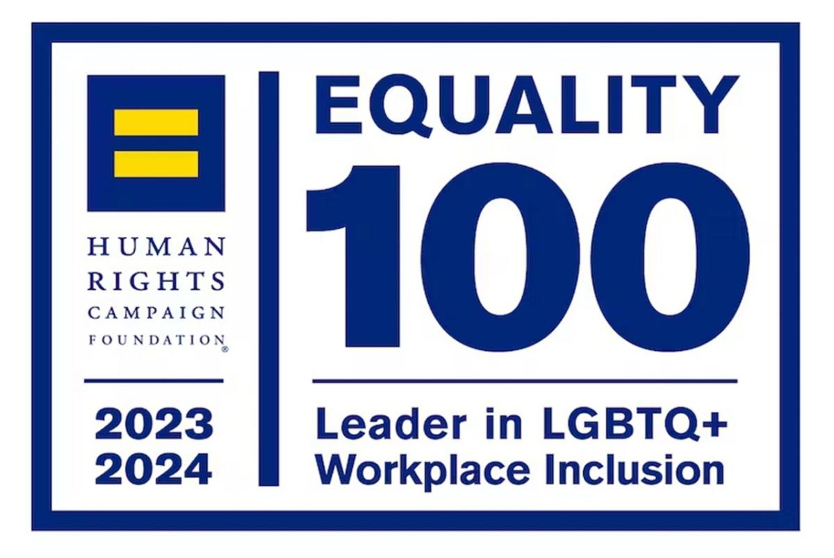 human rights campaign foundation lgbtq 2023-2024 award logo