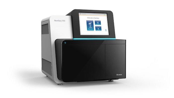 Illumina NextSeq 550 genetic sequencer.