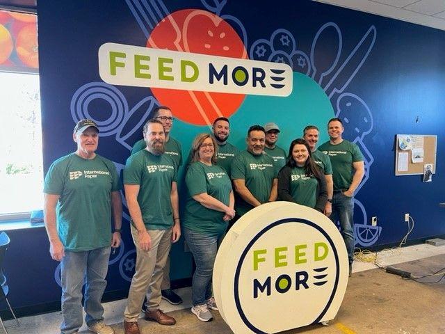 East region plant general managers and Richmond recycling sales reps volunteered for Feed More at the Bayard Community Kitchen in Richmond, Virginia