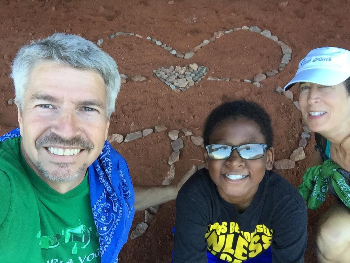 The Carver family in a recent photograph.