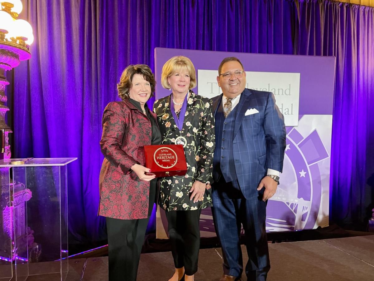 L to R: Trina Evans - Chief of Staff and Director of Corporate Center, KeyCorp Beth Mooney - Former Chairman and CEO, KeyCorp Akram Boutros, M.D., FACHE, President and CEO, The MetroHeath System