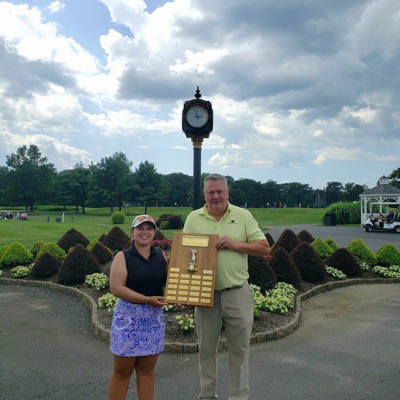 Krissy Ortiz at Mercer Oaks Women’s Club Championship in July.