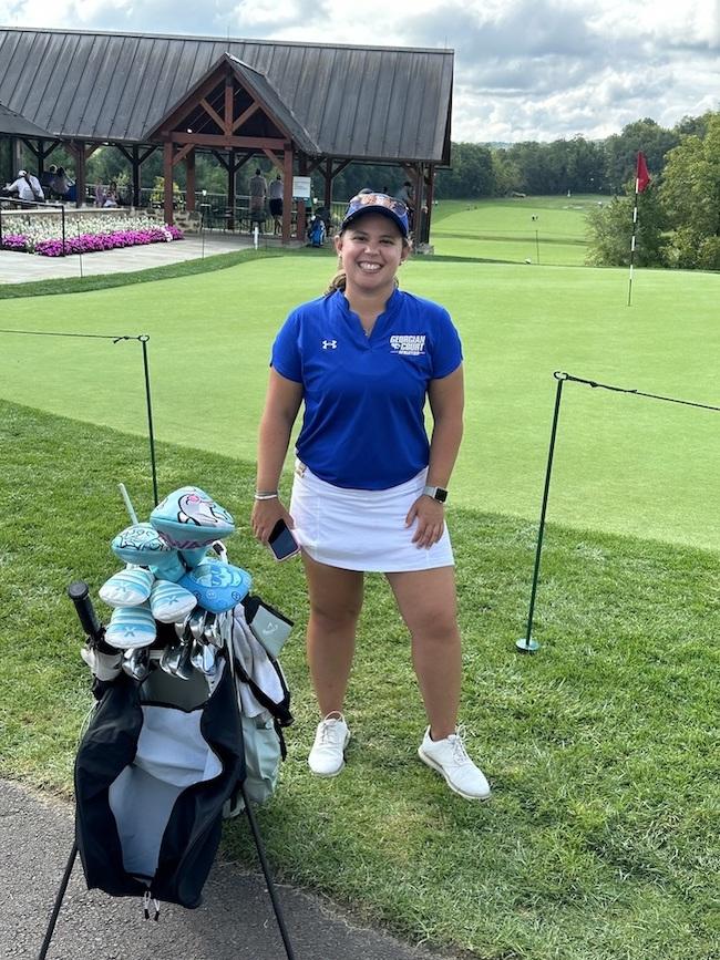 Krissy Ortiz at USGA Women's Mid-Amateur Golf Championship.