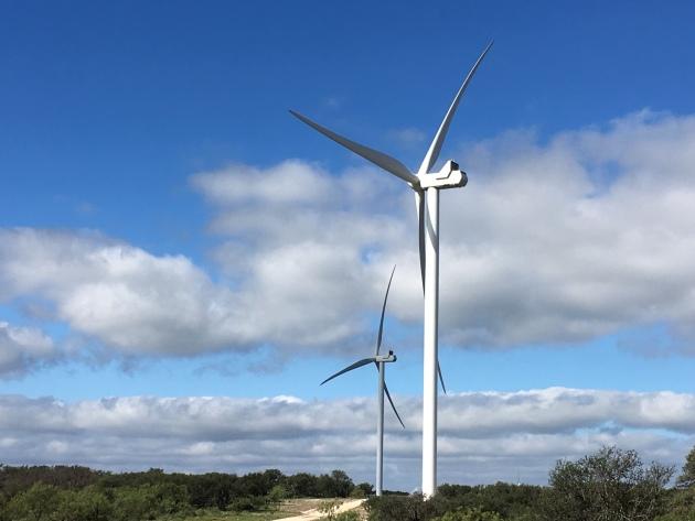 Cactus Flats wind farm in Central Texas