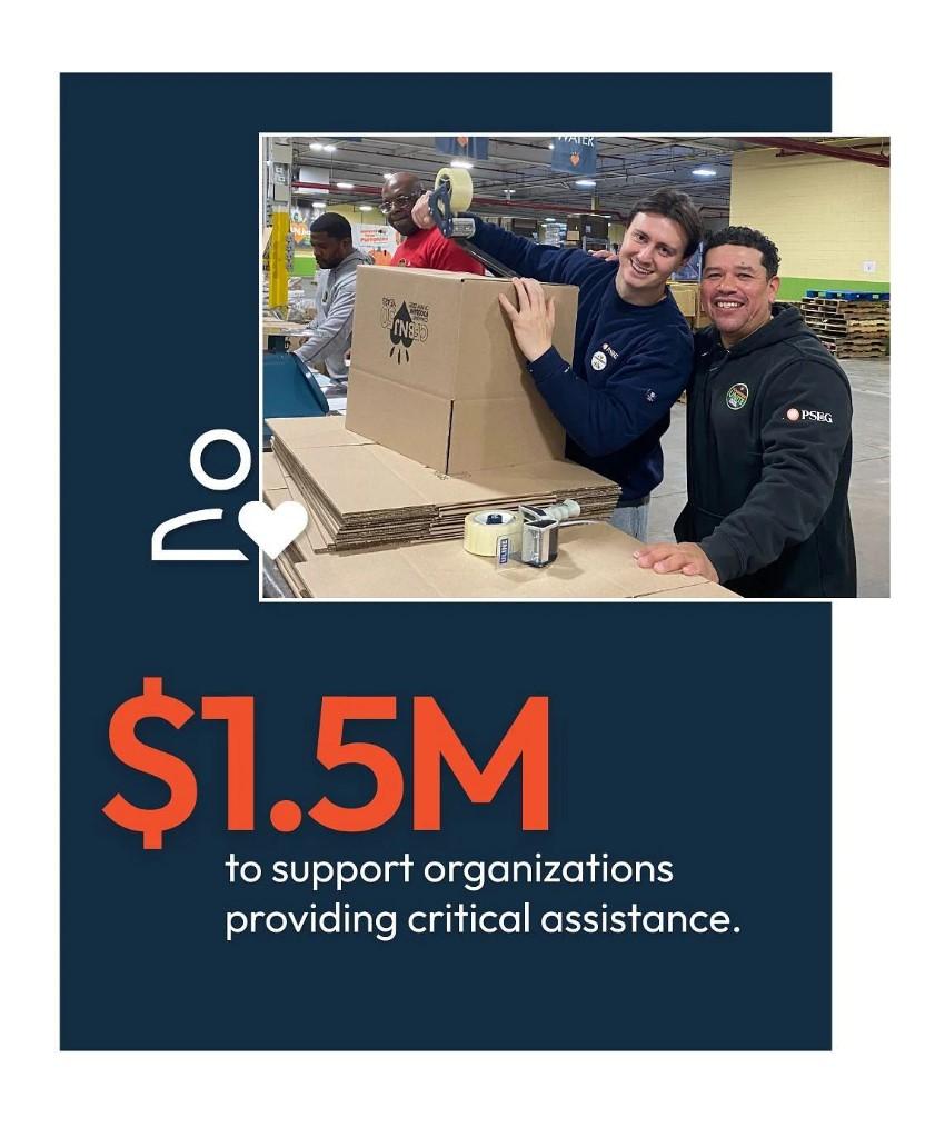 $1.5M to support organization providing critical assistance.