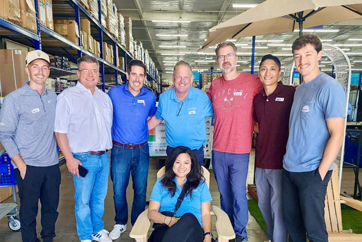 Another group of associates who recently made a difference for Habitat for Humanity.