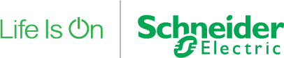 Logos for Life Is On and Schneider Electric