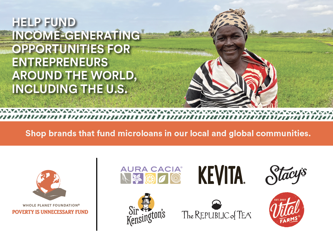 "Help Fund Income Generating Opportunities for Entrepreneurs Around the World, Including the U.S."
