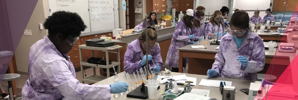 Students in a lab