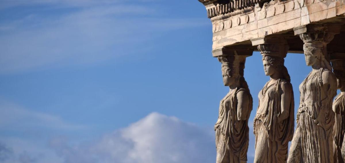 statues on a building