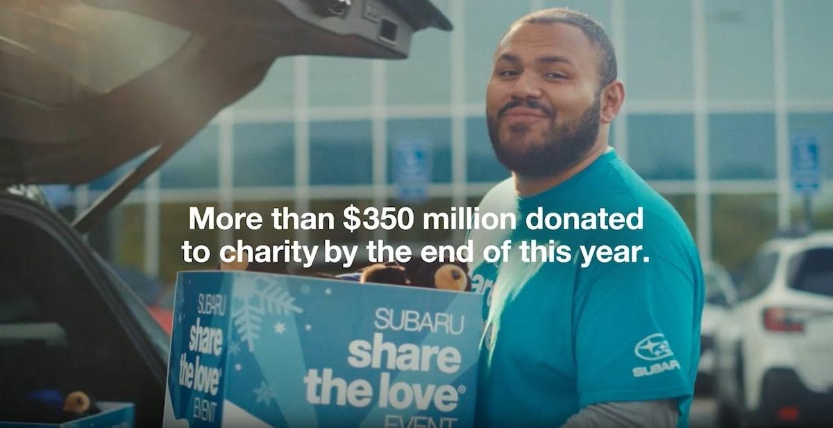 "More than $350 million donated to charity by the end of this year."