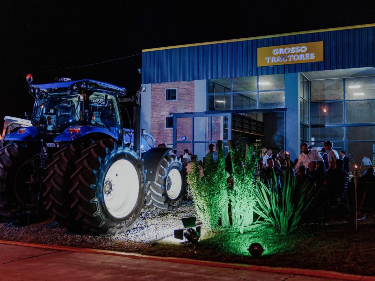 tractor outside a dealership
