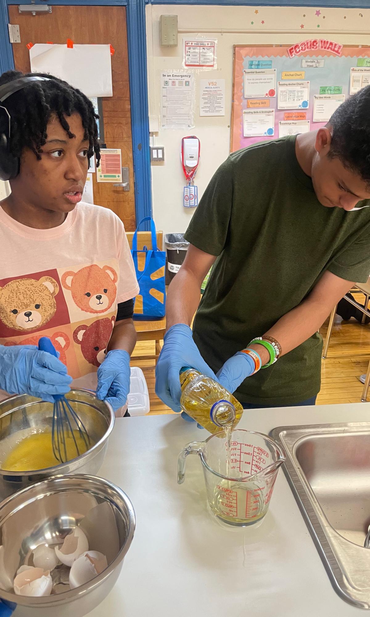 people working in a kitchen