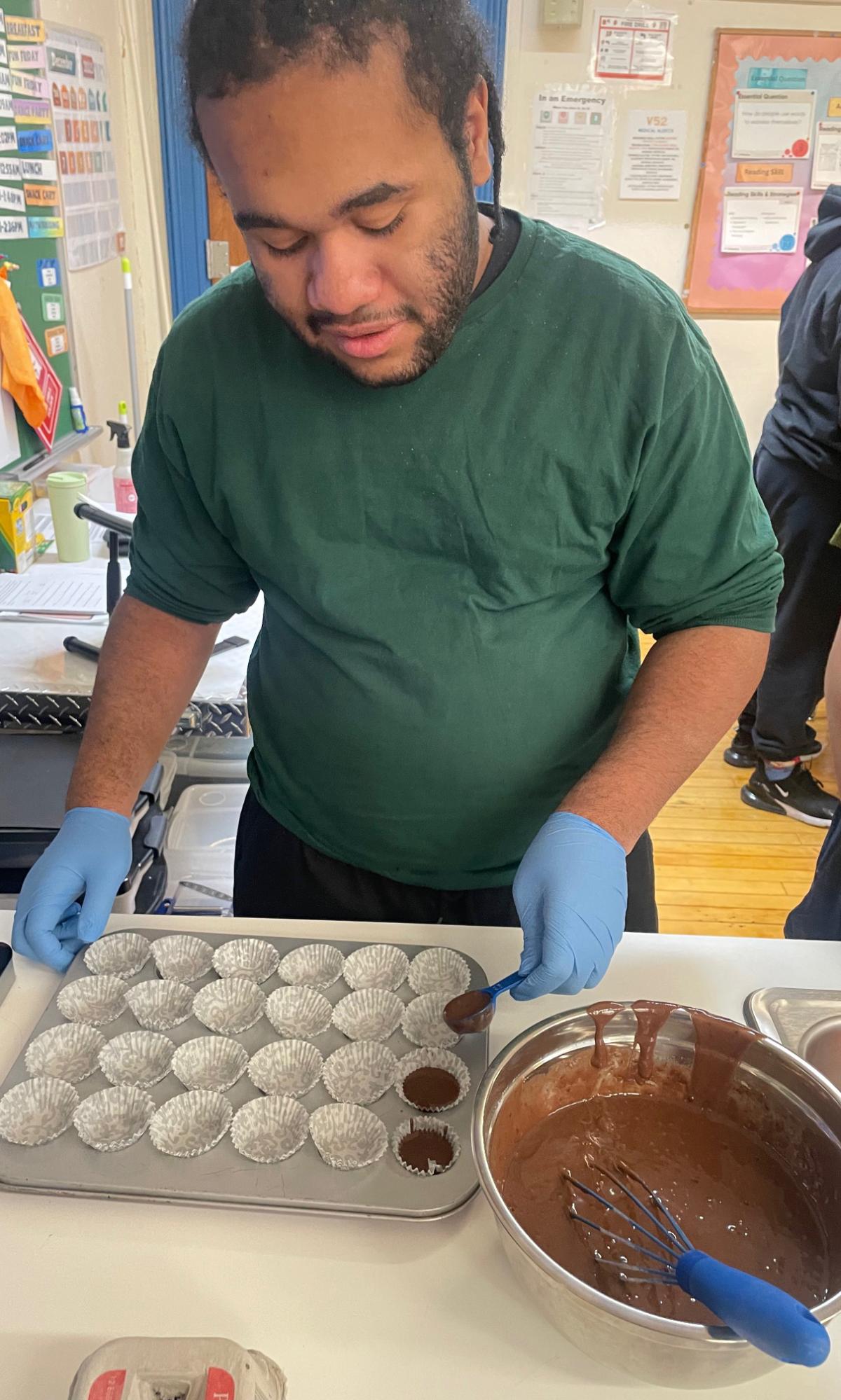 people working in a kitchen