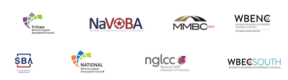 Eight logos of partners