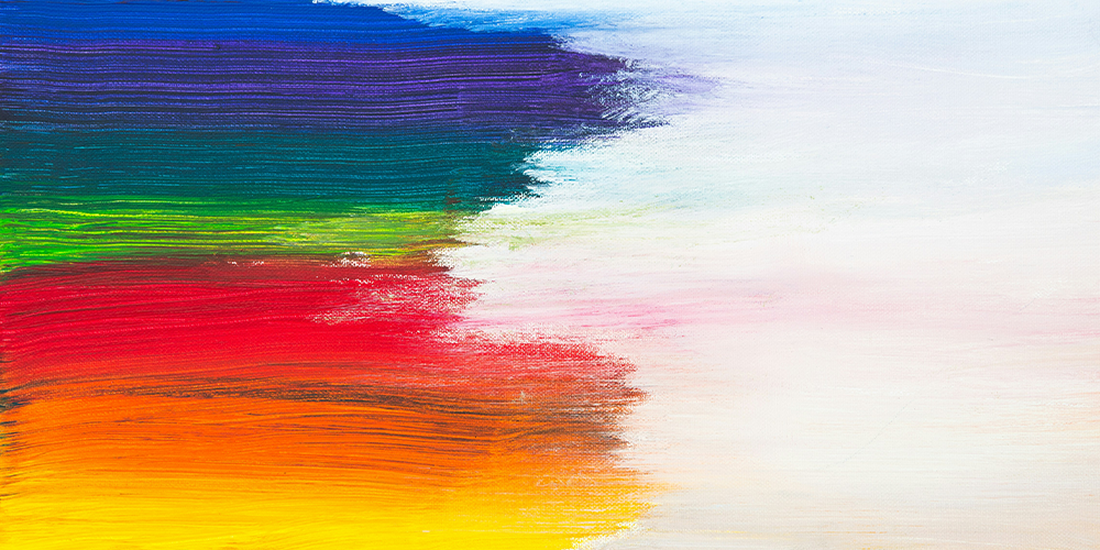 Rainbow gradient image