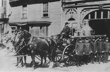 JCFD First horse drawn fire carriage