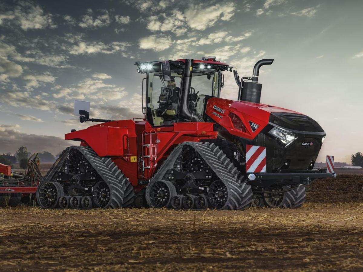 Quadtrac Tractor in a field