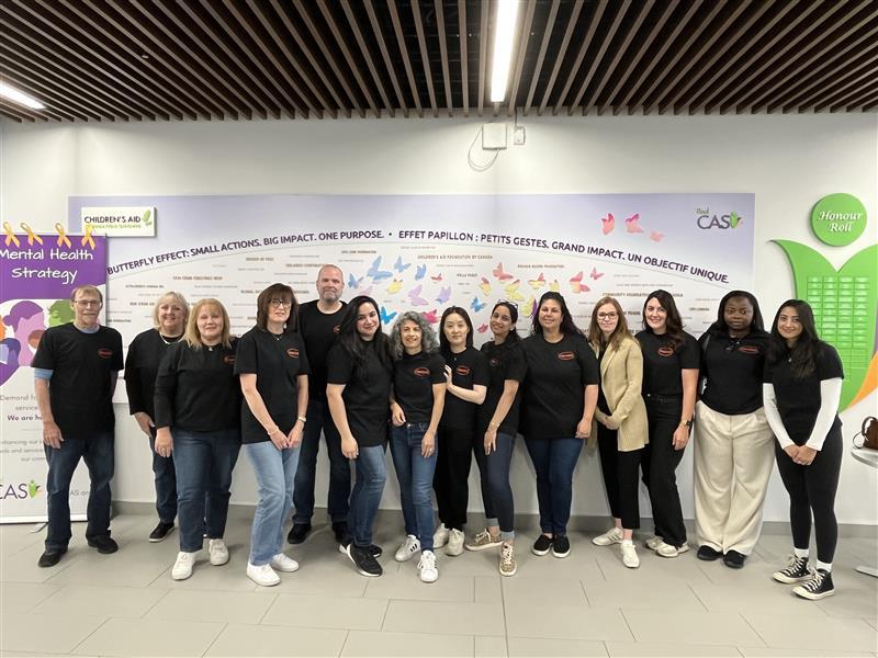 A group standing together