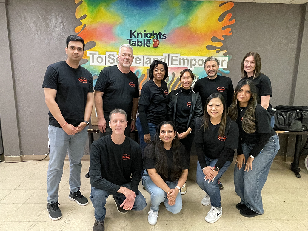 A group posing together