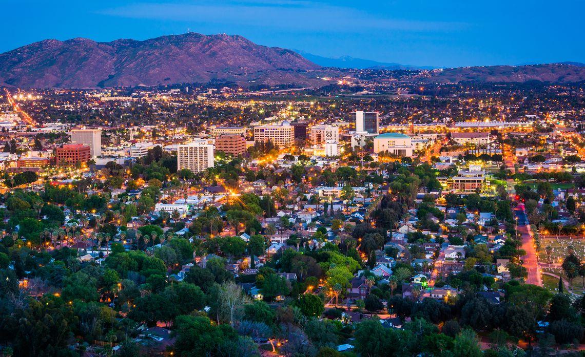 Aerial view of Riverside