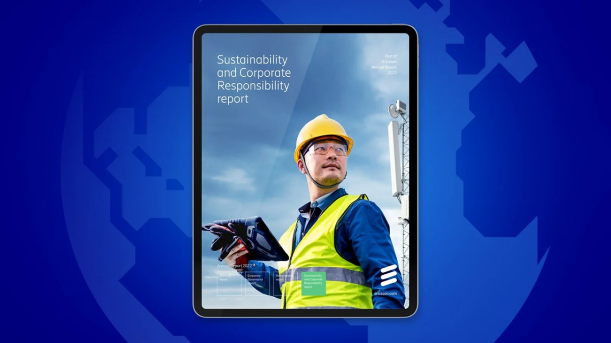 Ericsson Sustainability & CR report 2022 cover