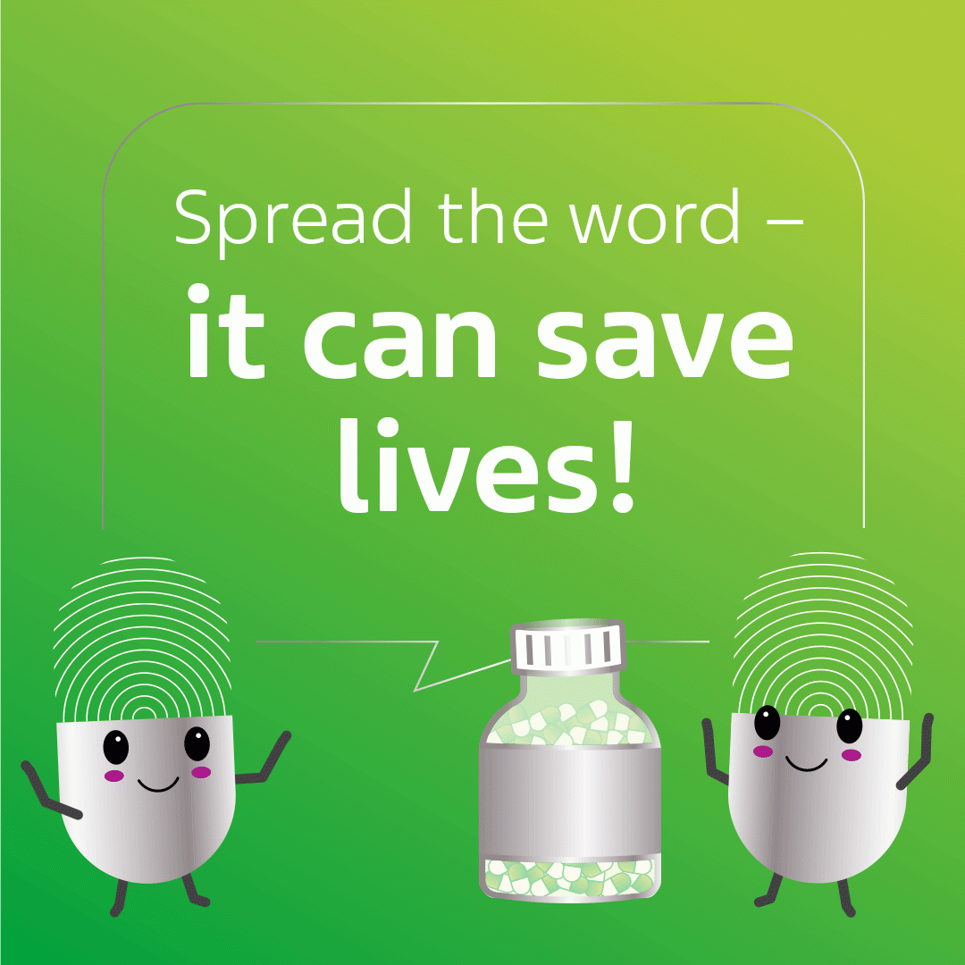 "Spread the word-it can save lives"