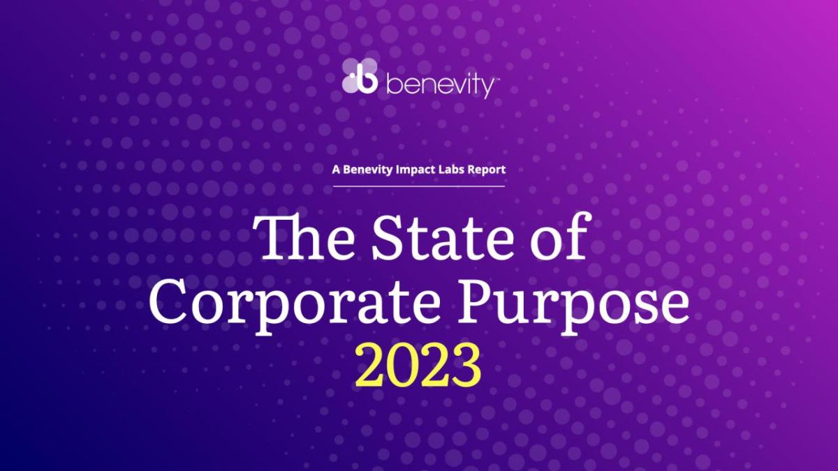 The State of Corporate Purpose 2023