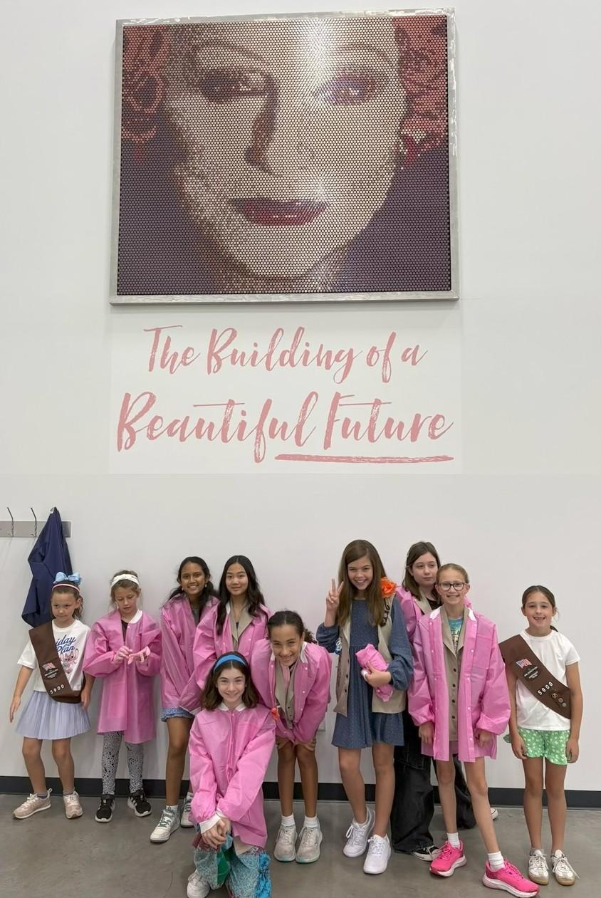 group of girl scouts