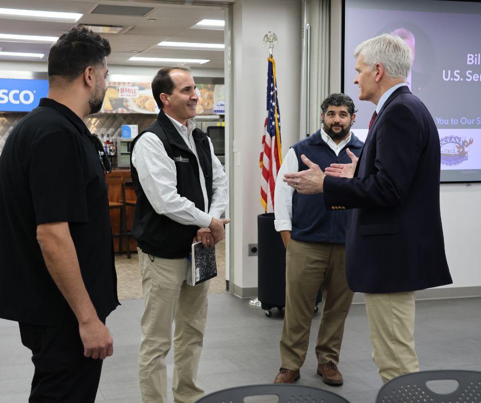 People talking together