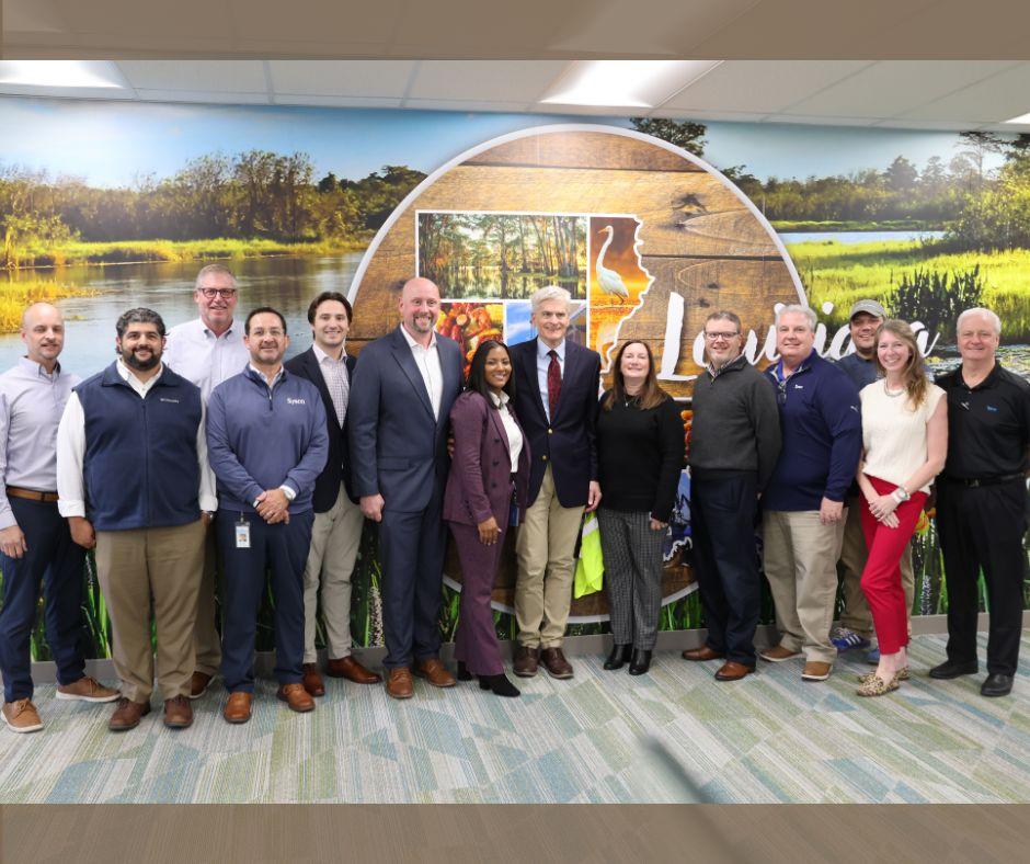 A group standing together