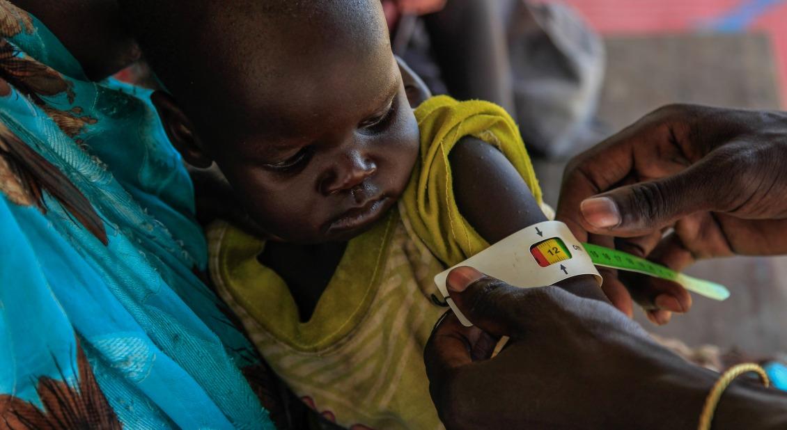 Action Against Hunger is helping children in Sudan and refugees in South Sudan through malnutrition prevention and treatment. / Photo by Lys Arango 