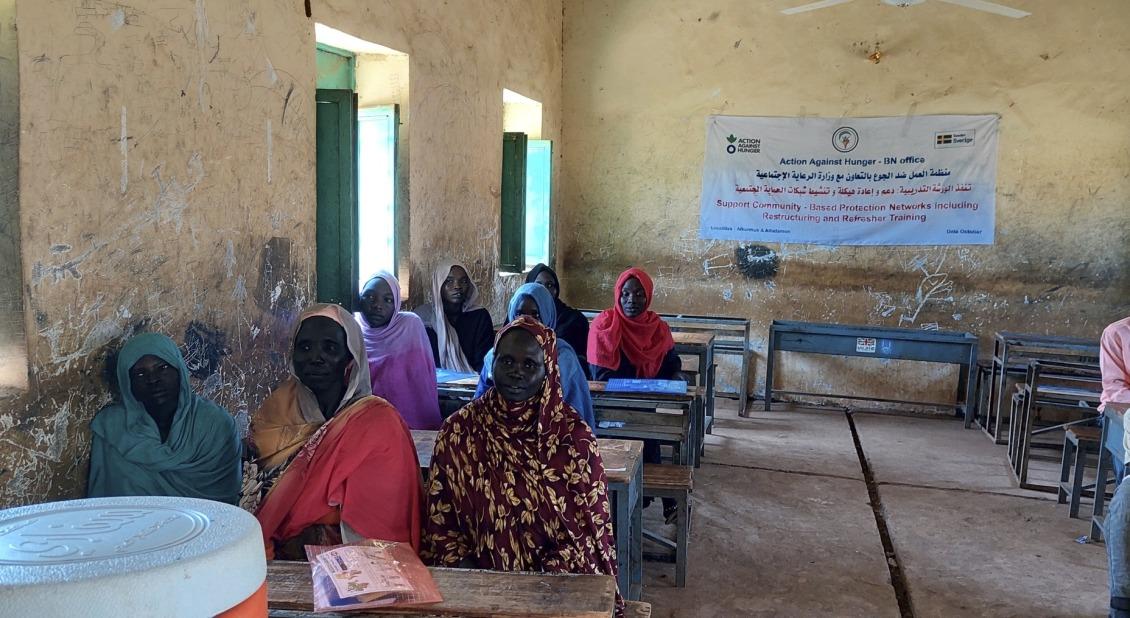 Action Against Hunger is working with women in Sudan to spread awareness about gender equity. /Photo by Pedro Javaloyes