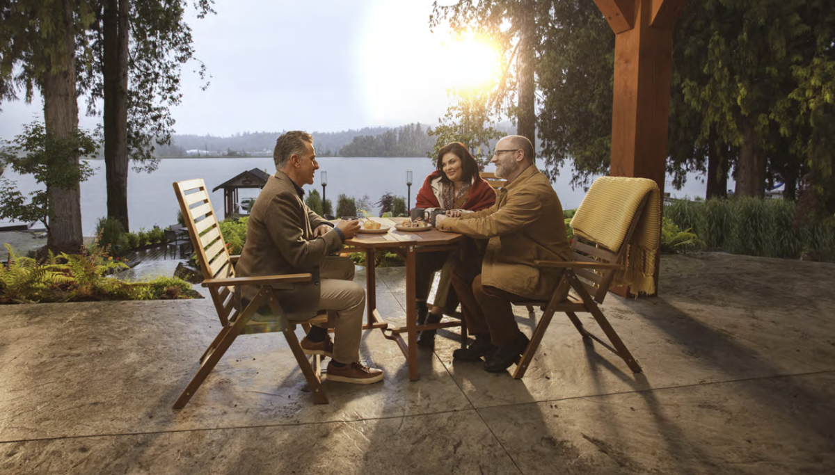 people sitting together
