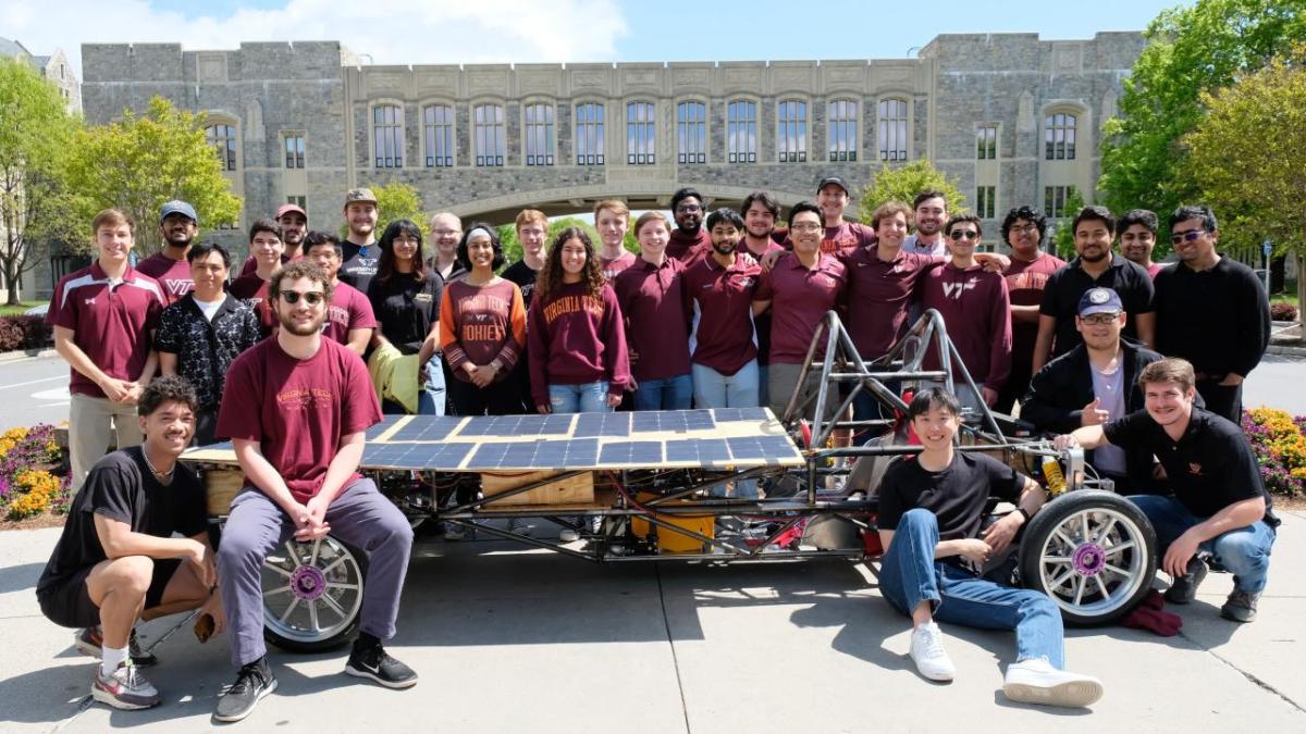 The solar vehicle team at NC State, SolarPack, and Virginia Tech, Solar Car at VT