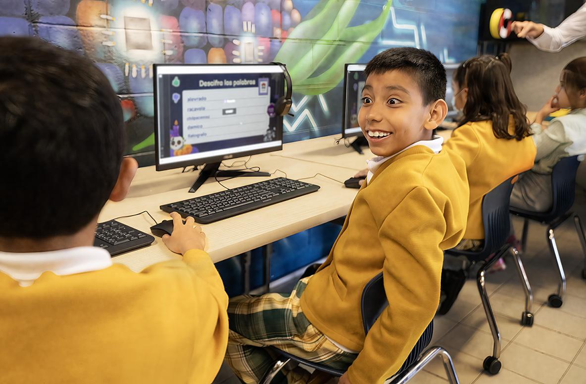 children in a classroom