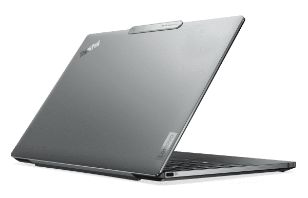 a half-open laptop