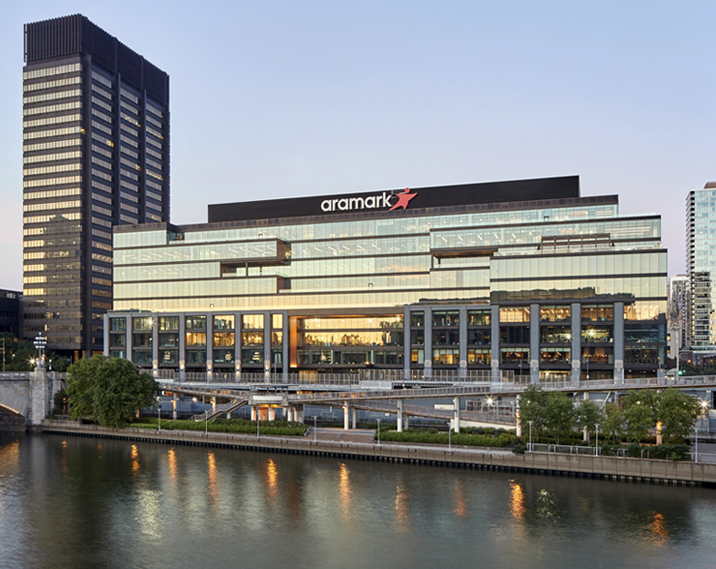 exterior of Aramark headquarters