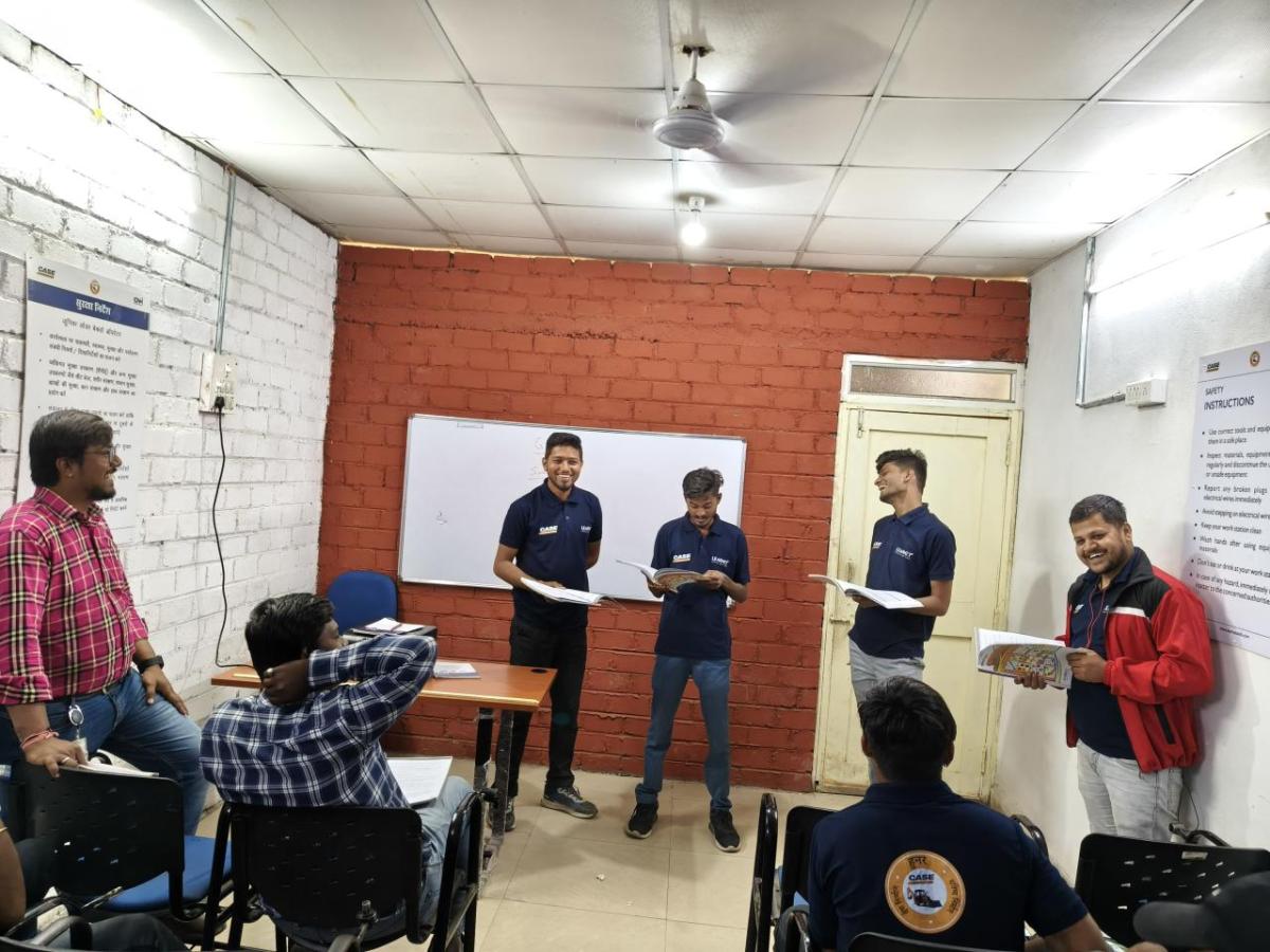 Students in a classroom