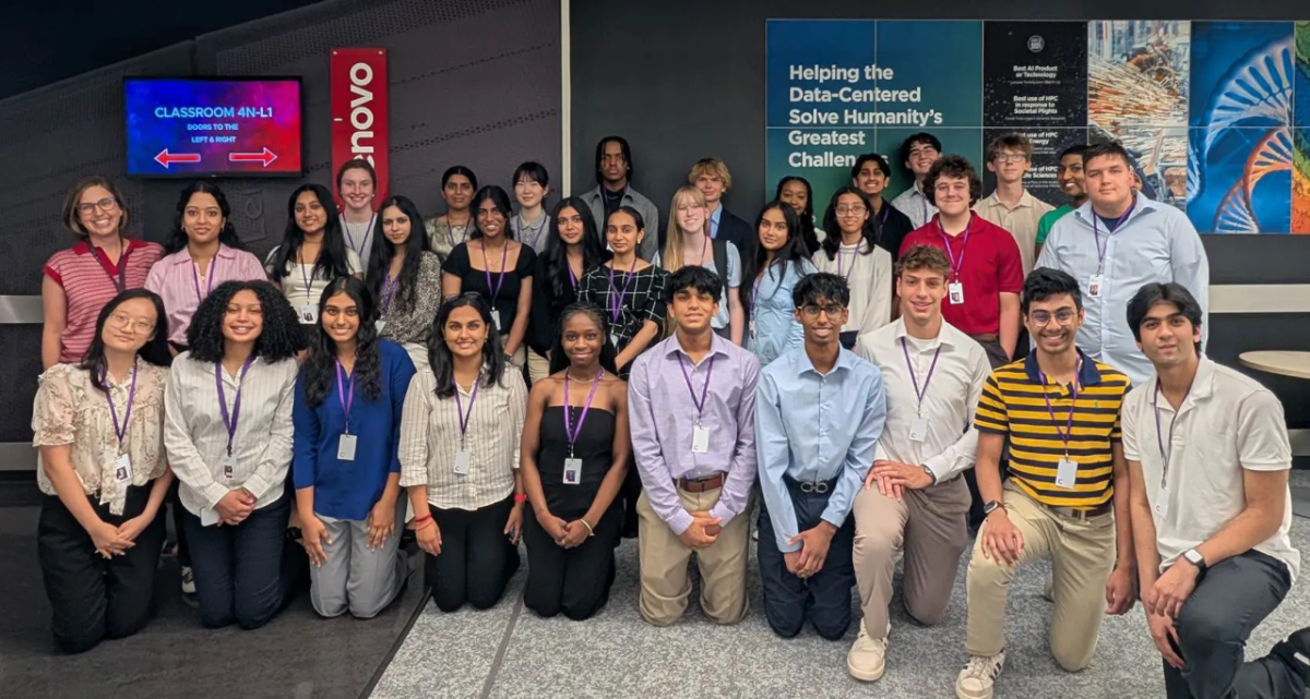 Group of interns posing for a photo