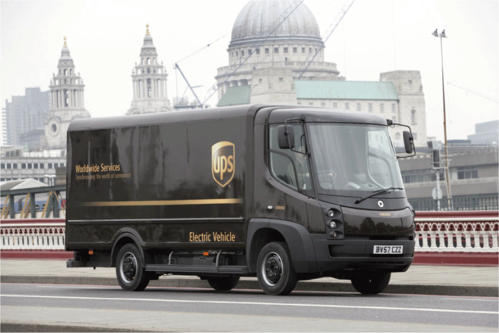 The UPS Rolling Laboratory of about 11,000 alternative vehicles includes more than 1,000 electric and hybrid electric delivery trucks in cities worldwide.