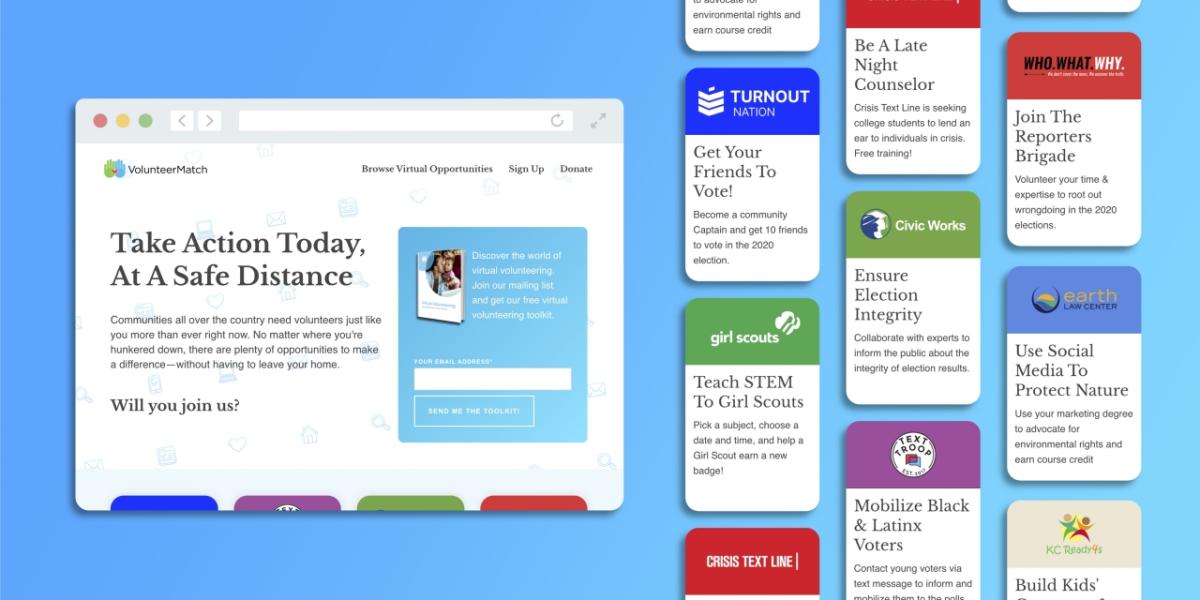 virtual volunteering hub