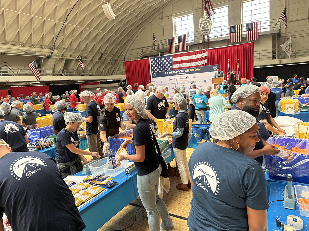 Volunteers at work
