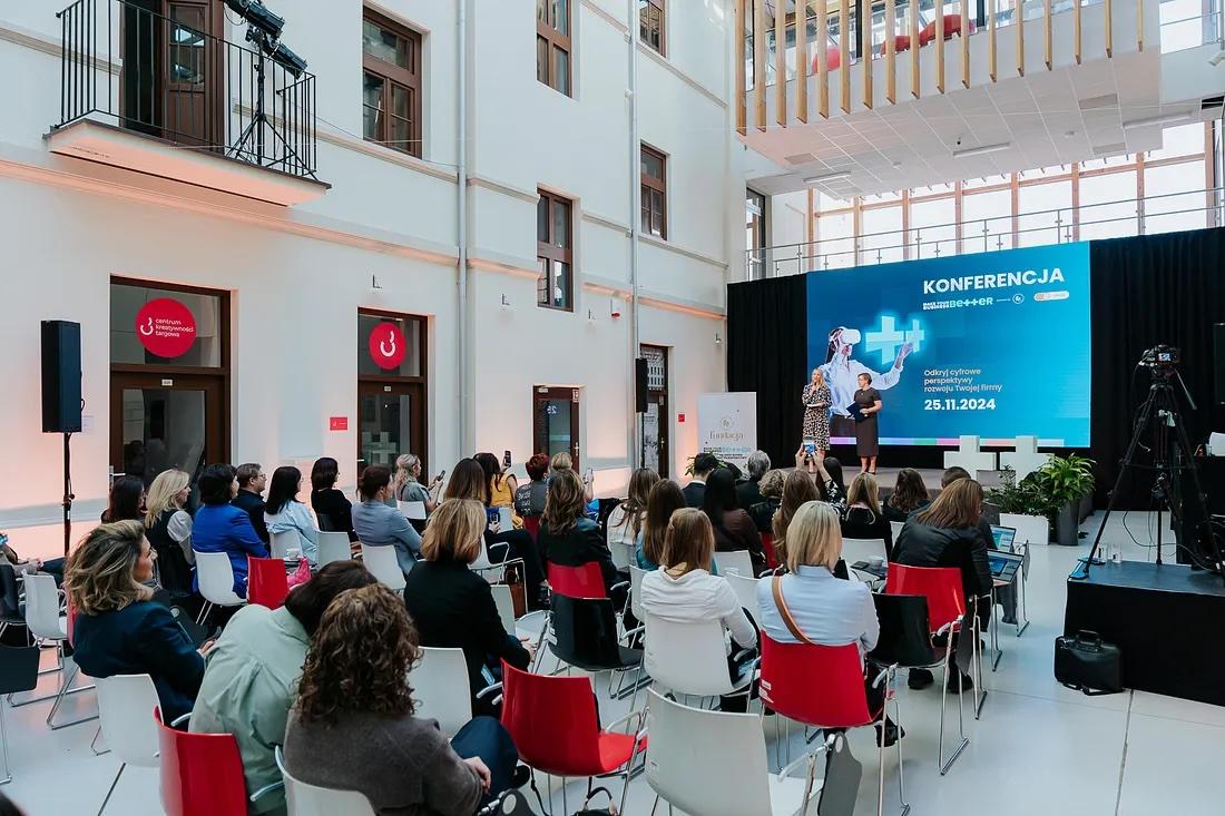 Group of women watching a presentation 
